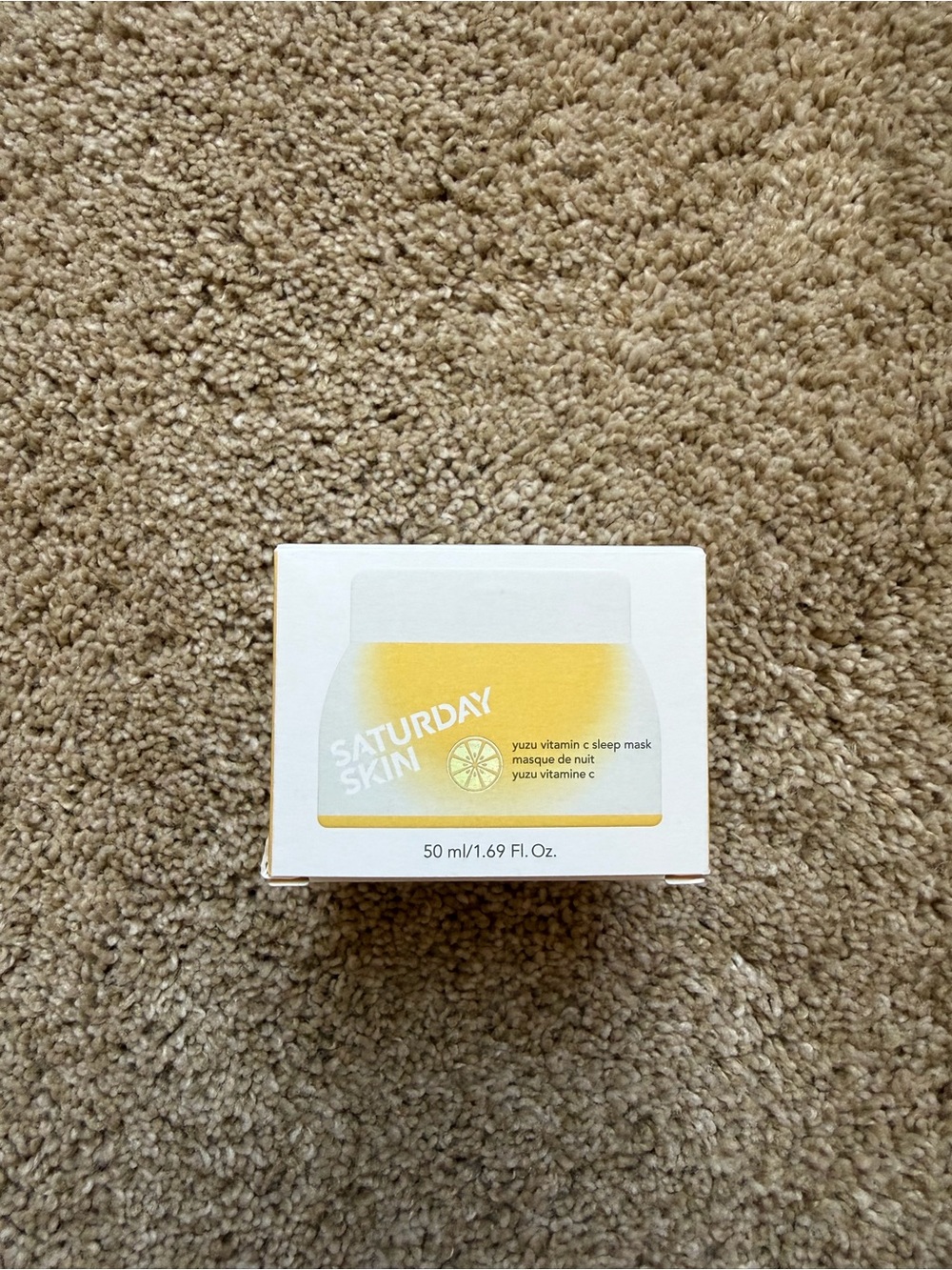 New Saturday Skin Yuzu Vitamin C Sleep Mask